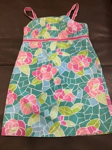Lilly Pulitzer Limited Edition Target Collection Floral Sundress Sz 7 - Picture 1 of 5