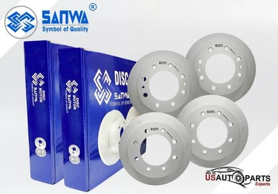 JUEGO ROTOR FRENO DELANTERO Y TRASERO GEOMÉTRICO RECUBIERTO PARA CHEVROLET EXPRESS 3500 2001-2017 Foto 1 de 4