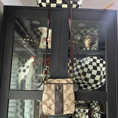 ТРЕНЕР подпись полоски спортивная сумка путешествий ткани логотип коричневый E1305-F21905 - Изображение 1 из 4