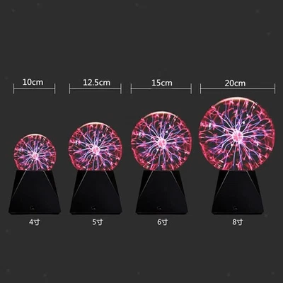 Kristallglas Plasmakugel Beleuchtung Kugel Kugel Tischlampe Party Ornamente - Bild 1 von 4