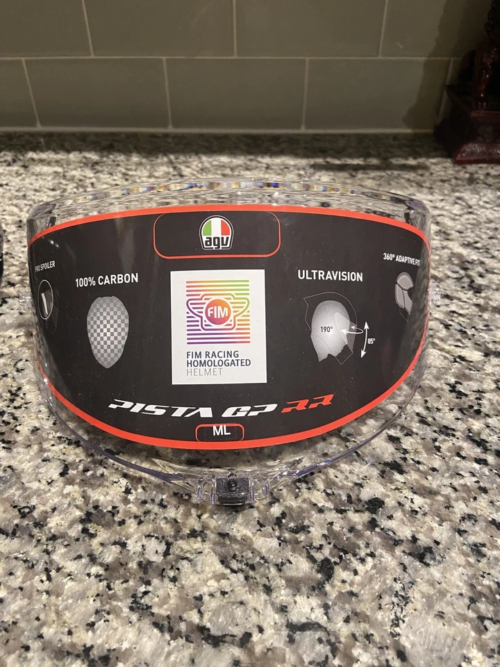 AGV Pista GP RR Casco Visera Protector Cara Completa Pinlock Nuevo Foto 1 de 2