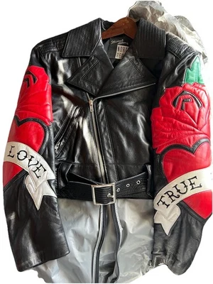 Michael Hoban North Beach Cuero Vintage Edición Limitada.  Chaqueta de cuero True Love Foto 1 de 4