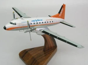 HS-748 Air North Avro Airplane Wood Model Replica Small Free Shipping - Picture 1 of 1