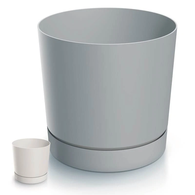 Blumentopf Blumenkübel Übertopf Rund mit Untersetzer Pflanzkübel Matt D bis 40cm - Bild 1 von 1