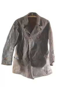 1 x alte Lederjacke Leder Jacke Braun Vintage Retro alt - Bild 1 von 18