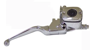 Single Disc Chrome 9/16" Front Brake Master Cylinder 96-06 Harley 45019-96 45269 - Picture 1 of 1