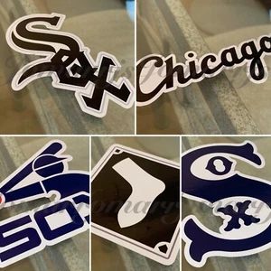 Chicago White Sox logotipo de béisbol MLB calcomanía calcomanía vinilo #ChiSox 4-18" impermeable - Imagen 1 de 7