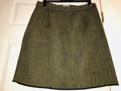 Rare nicole farhi Luxury Rare Vicuna Cashmere Blend Skirt Size-12 RRP-£1170 - Image 1 of 4