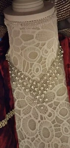 Precioso collar tono plata y destellos 01d* - Imagen 1 de 6