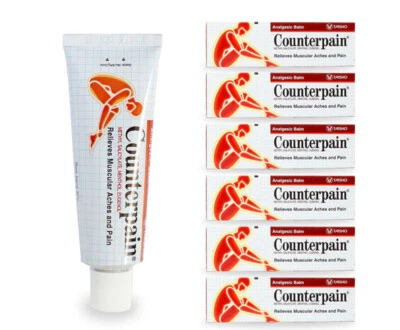 Paquete de 120 g de 6 bálsamo contra el dolor cálido analgésico caliente alivia los músculos Foto 1 de 3