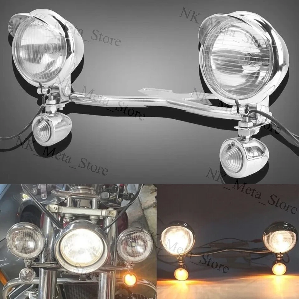 Nuevas señales de giro de barra de luz de paso para Kawasaki Vulcan VN 800 900 1500 1600 1700 Foto 1 de 4