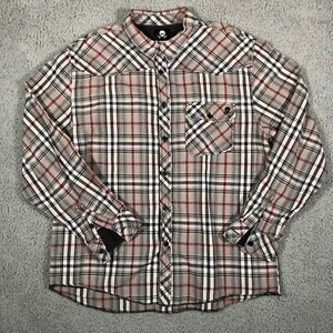 Decoded Shirt Men's XXL Multicolor Long Sleeve Button Up Plaid Logo - Picture 1 of 12