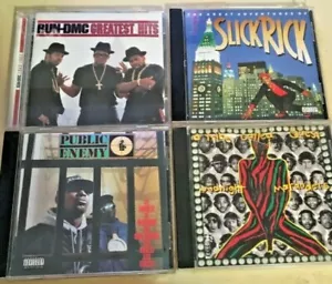 Run DMC, Public Enemy, Slick Rick Rap CD Lot of 4 - Picture 1 of 2