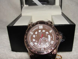 Swan & Edgar 45mm Engineer Automatic Date Leather Strap Watch - Picture 1 of 20