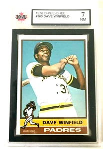 1976 O-PEE-CHEE MLB BASEBALL CARD #160 DAVE WINFIELD HOF PADRES KSA 7 NM 76/OPC - Picture 1 of 2