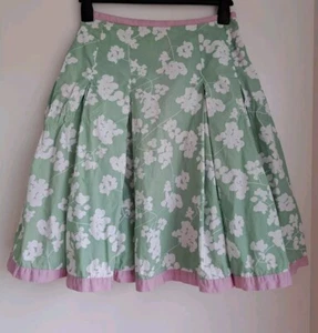 Joules Vintage Flare Skirt Swing Size UK 8 Lined Style C Brighton - Picture 1 of 12
