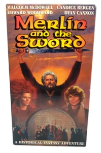 Merlin and the Sword VHS (VHS, 1994) Malcolm McDowell Candice Bergen Fantasy - Picture 1 of 5