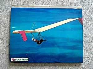 FUJI FILM 18-1/2" x 14" Hanging/Standing Sign with Helicopter - Picture 1 of 4