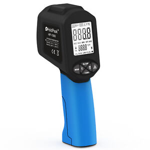 High Temp Non Contact Infrared Laser Thermometer Gun IR DS 30:1 1580℃ Pyrometer