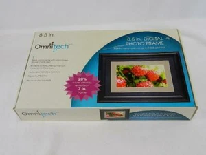 NEW OmniTech 8.5 Inch Digital Photo Frame - No Computer Required SD/USB - Picture 1 of 1