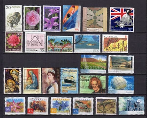 Australie un lot de 25 timbres oblitérés /TE5302b - Picture 1 of 1