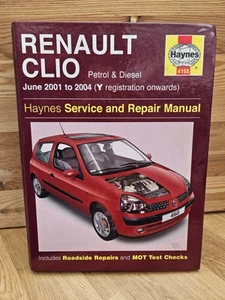 Renault Clio Petrol & Diesel ( 01 - 04) Haynes Repair Manual - Picture 1 of 3