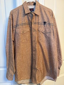 Camisa a Presión Roper Western Southwestern Pearl Para Hombre Talla M/L - Imagen 1 de 6