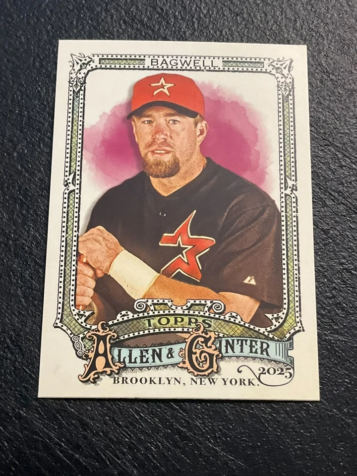 Topps Allen & Ginter 2025 impresión corta SP #330 Jeff Bagwell, Astros de Houston Foto 1 de 1