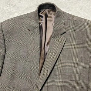 Lauren Ralph Lauren Sport Coat Mens 44R Olive Glen Plaid Wool Jacket Blazer - Picture 1 of 16