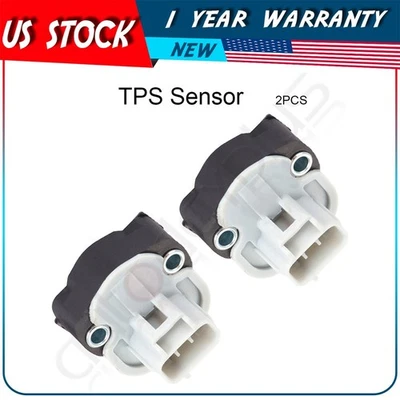 Set of 2 Throttle Position Sensor TPS For 1999-2001 Dodge Ram 2500 8 Cyl 5.2L — 第 1/4 张图片