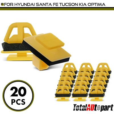 20 шт. фиксаторов молдингов с герметиком для Hyundai Santa Fe Kia - Изображение 1 из 4
