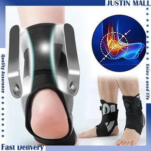 ANKLE BRACE COMPRESSION SUPPORT STABILIZER WRAP Sprain PAIN RELIEF FOOT US - Picture 1 of 27