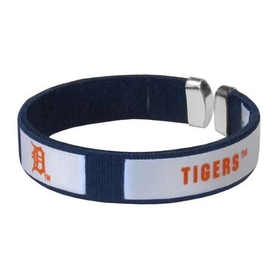 DETROIT TIGERS MLB LICENCIA BÉISBOL HOMBRES MUJERES Luz Fan Band Pulsera NUEVO Foto 1 de 1