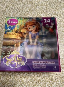 Disney Princess Sofia the First 24 Piece Lenticular Puzzle - Picture 1 of 8