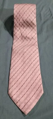 Prendas para el cuello Girgio Armani para hombre corbata de seda plateada blanca gris ~LEER~ Foto 1 de 4