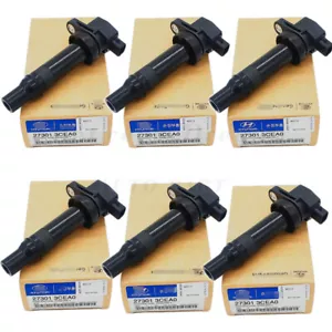 6x Ignition Coil 27301-3CEA0 for 2012-2020 Hyundai Azera Grandeur 3.3L 3.0T - Picture 1 of 7