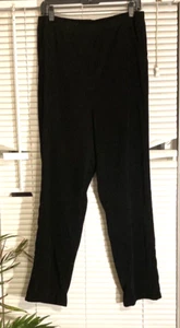Vintage Denim & Co. Large polyester moleskin pull-up pants 24-454-1 - Picture 1 of 6