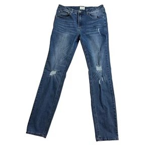 Hudson Jeans Boys 18 Blue Slim Fit Stretch Distressed W30 L31.5 - Picture 1 of 10