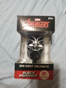 BLACK PANTHER Miniature Diecast Helmet Exclusive HTF Marvel Avengers - Picture 1 of 1