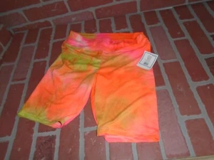 SWEET WOMANS TYE DYE BIKE SHORTS USA SIZE MEDIUM NEW WITH TAGS - Picture 1 of 3