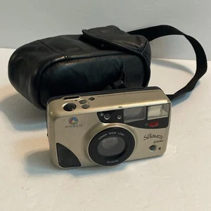 Vintage Ansco Sihoutte Zoom 35mm Camera And Case UNTESTED - Picture 1 of 10