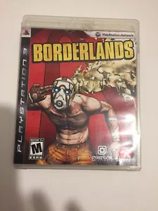 Borderlands (Sony PlayStation 3, 2009) Game and Case Tested Fast Shipping - Picture 1 of 4