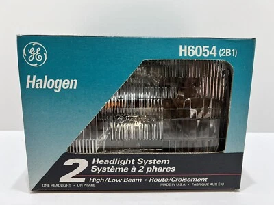 Sistema de 2 faros halógenos rectangulares de haz alto/bajo GE H6054 (2B1)  Foto 1 de 4