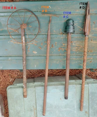 Elige 1 Guía de protección de manguera de jardín rústico vintage, cama de flores, decoración de patio, soporte de árbol Foto 1 de 4