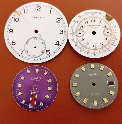 Tasca Cadran Montre Zenith. Roamer .berthoud Geneve .Monvis 25 rubini - Immagine 1 di 4