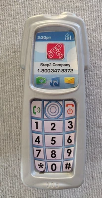 Teléfono de repuesto gris no eléctrico Step2 limpio y ordenado Cottage Playhouse Foto 1 de 4