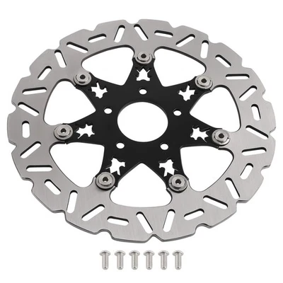 Disco de freno delantero de 299 mm para Harley Davidson Street Glide FLHX Touring 2008-2019 Foto 1 de 4