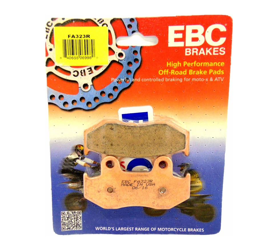 EBC Brake Pads Rear for Yamaha 2013 14 YFM700R YFM 700R Raptor FA323R 5TGW004610 Foto 1 de 1