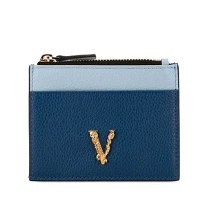 VERSACE Virtus Bicolor Card Case Coin case Women 【Used】 - Picture 1 of 9