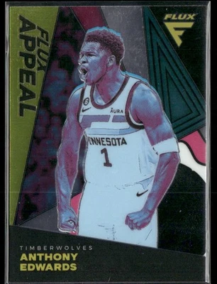2022-23 Panini Flux Anthony Edwards Flux Appeal #19 Minnesota Timberwolves - Image 1 of 2